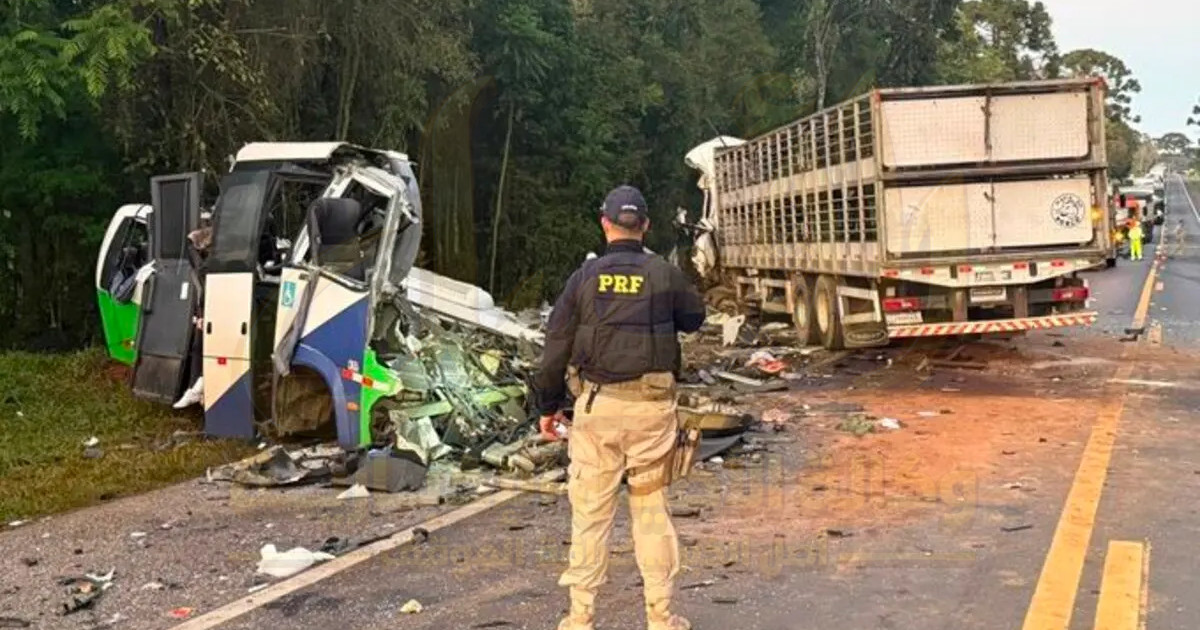 مصرع 23 شخصًا وإصابة 5 آخرين في حادث تصادم بالبرازيل