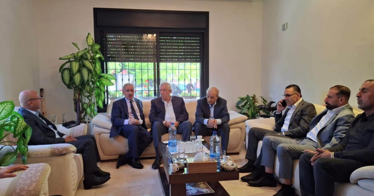 العالول يلتقي  مع قيادات من "فتح" والأجهزة الأمنية في نابلس